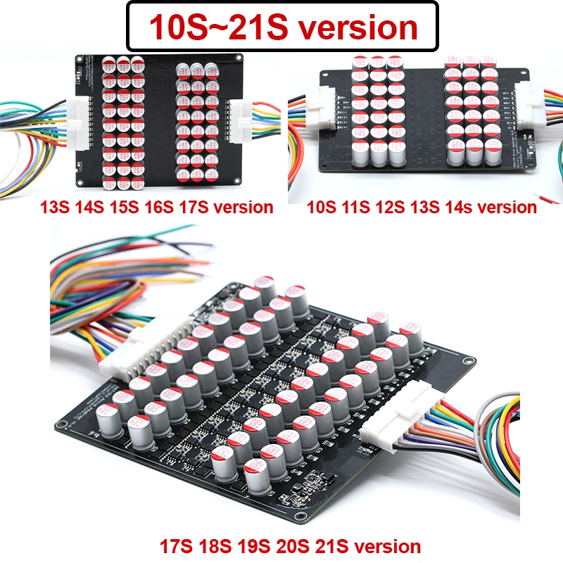 2s 4s 14s 16s 24s 1A 2A 5A Equalizer BLE Display APP BMS Li-ion Lipo Lto LiFePO4 Battery Cell Active Equalizer Balancer