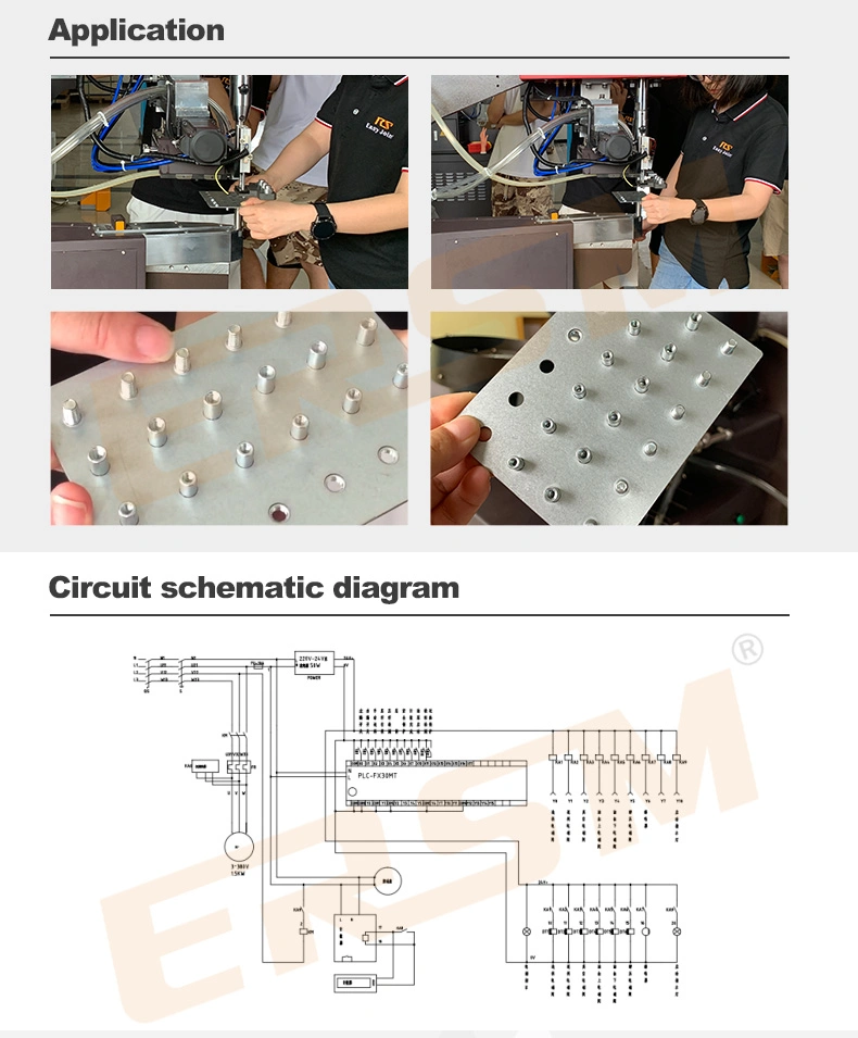 High Demand Anti-Pressure Hand Safety Device Automatic Feeding Riveting Machine