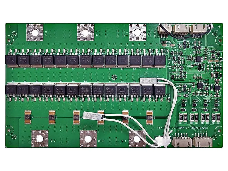 3s 4s 100A BMS for 14.4V 14.8V Li-ion/Lithium/Li-Polymer 12V 12.8V LiFePO4 Battery Pack with Smbus, I2c, RS232, RS485 and Ntc (PCM-L04S100-F49)