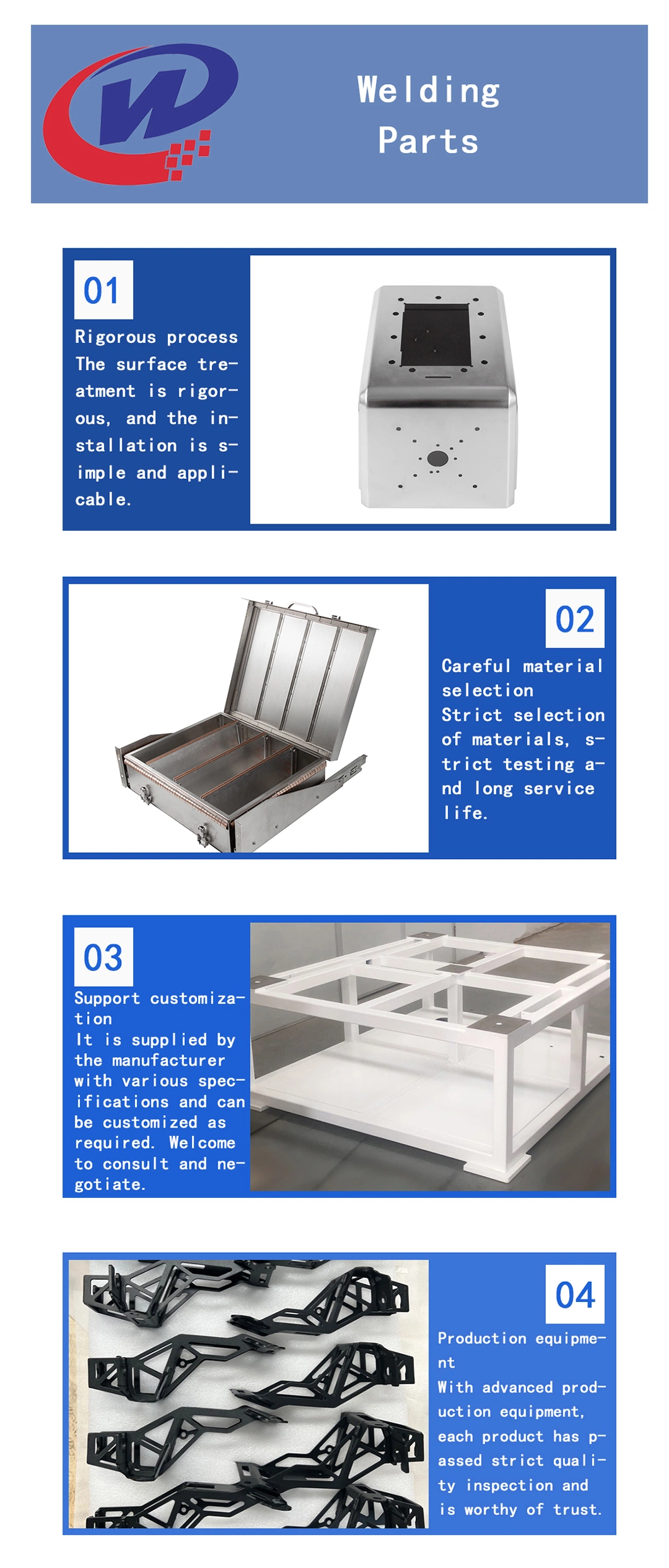 Spot Processing and Welding of Mechanical Hardware Components