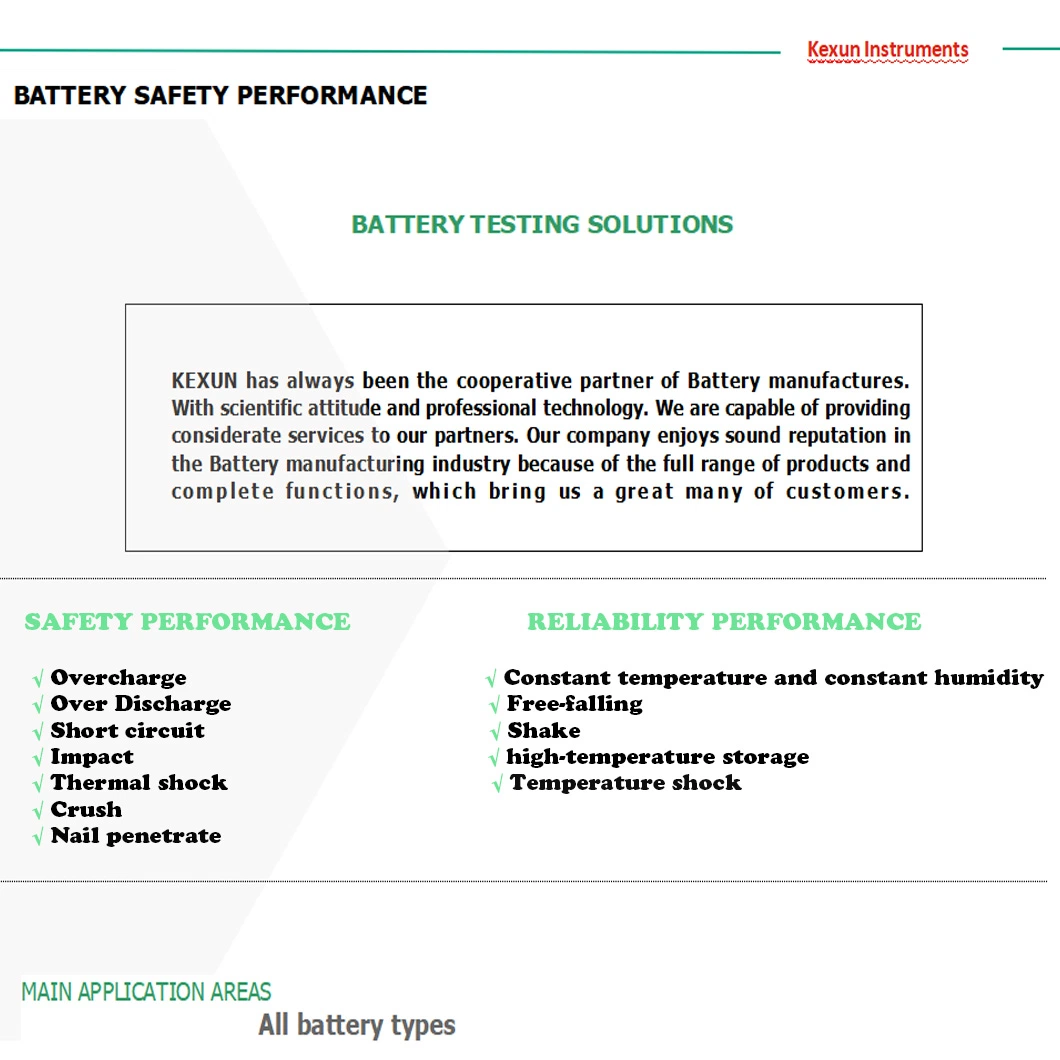 Multi-Function Lithium-Ion Battery Drop Tester/Testing Machine/Test Chamber/Testing Equipment