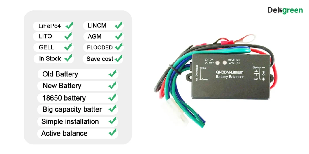 Energy Transfer AGM Lead Acid Battery Active Balancer with Chinese Patent