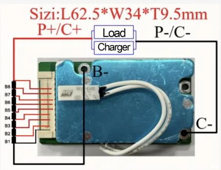 Lws Motorcycle BMS7s-10s 5A 10A 15A Battery Management System 10s LiFePO4 BMS with Electrocar