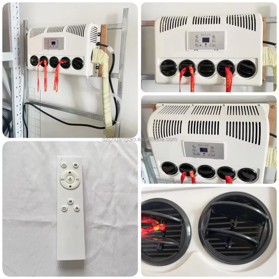 Split Car Air Conditioner 24V Metal Outdoor Unit Air Conditioning Set 12V Truck Air Conditioner