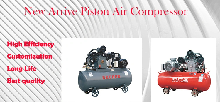 7bar Double Head Belt Driven Small Quiet Portable Electric Piston Air Compressor for Sale