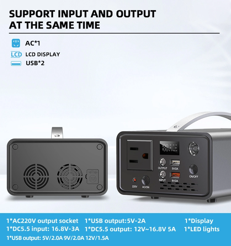 Batteries Camp Inverter Electric Powered Charging 300W Portable Power Station