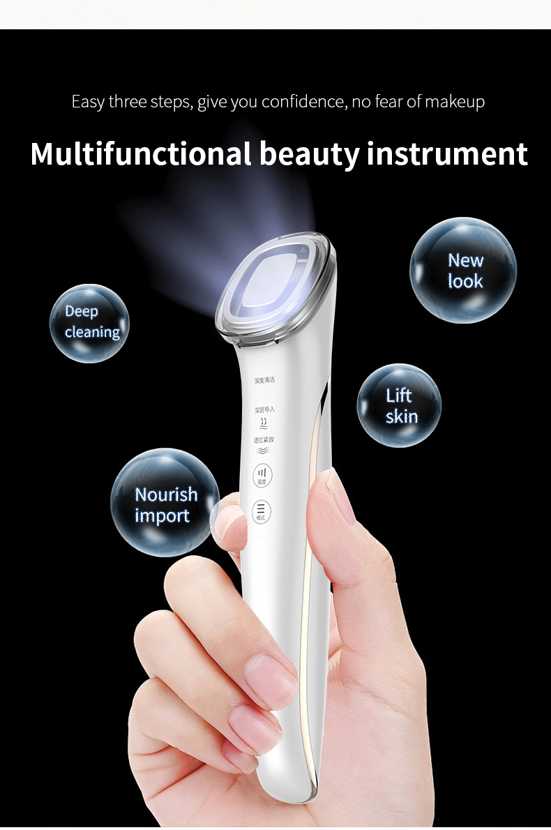 Deep Cleaning LED Red Light Repair EMS Micro Current Multi-Function Beauty Device