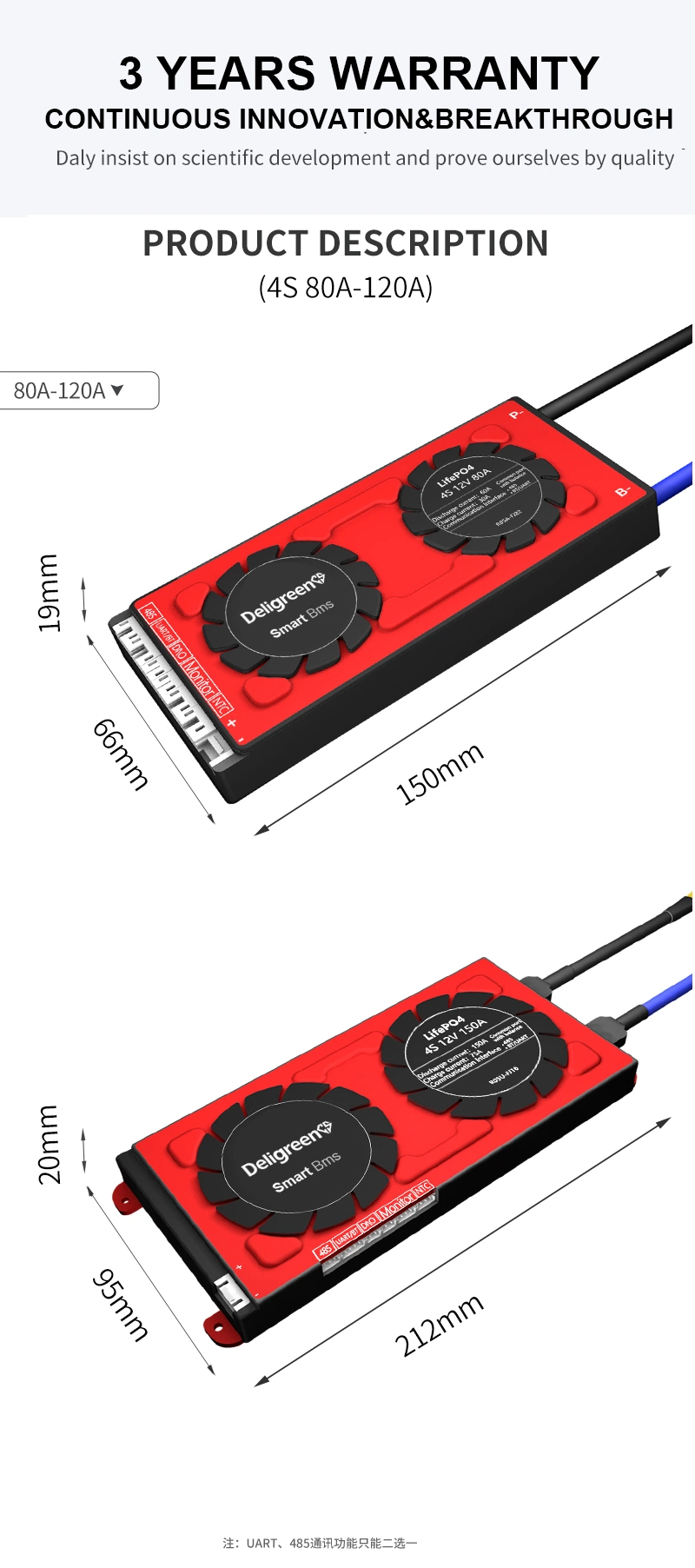 4s 12V 80A 100A 120A with Wireless 4s-32s 12V-100V 10A-250A LiFePO4 Battery BMS LiFePO4 Liion Battery BMS Support iPhone