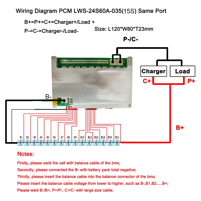 Lithium Ion Multilayer 20A 40A 60A PCB 4s 8s 10s 20s 24s 36V BMS LiFePO4