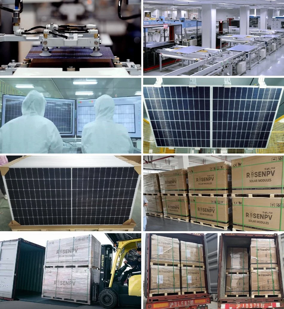 Hot Sale Factory Manufacturer Solar Panel Price 595W Mono Crystalline Solar Panel Solor Panel for Home