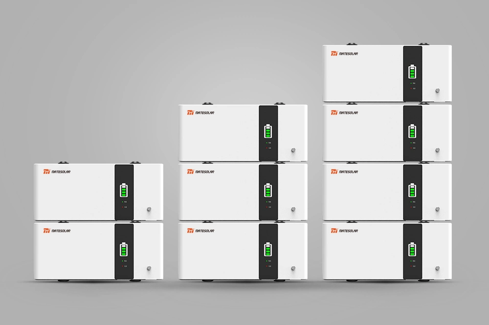 Ifepo448V 5Kw 10Kw Stacked Lithium Ion Ground Mounted Battery Bms Energy Storage