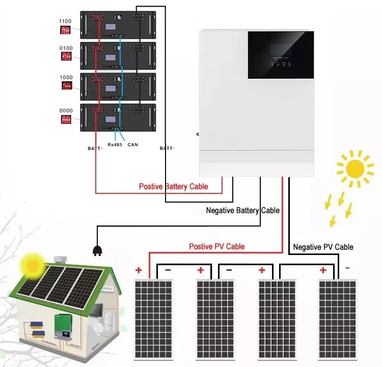 10kw Potovoltaic Solar Power System Panel Module Lithium-Ion Battery Solar Grid Inverter