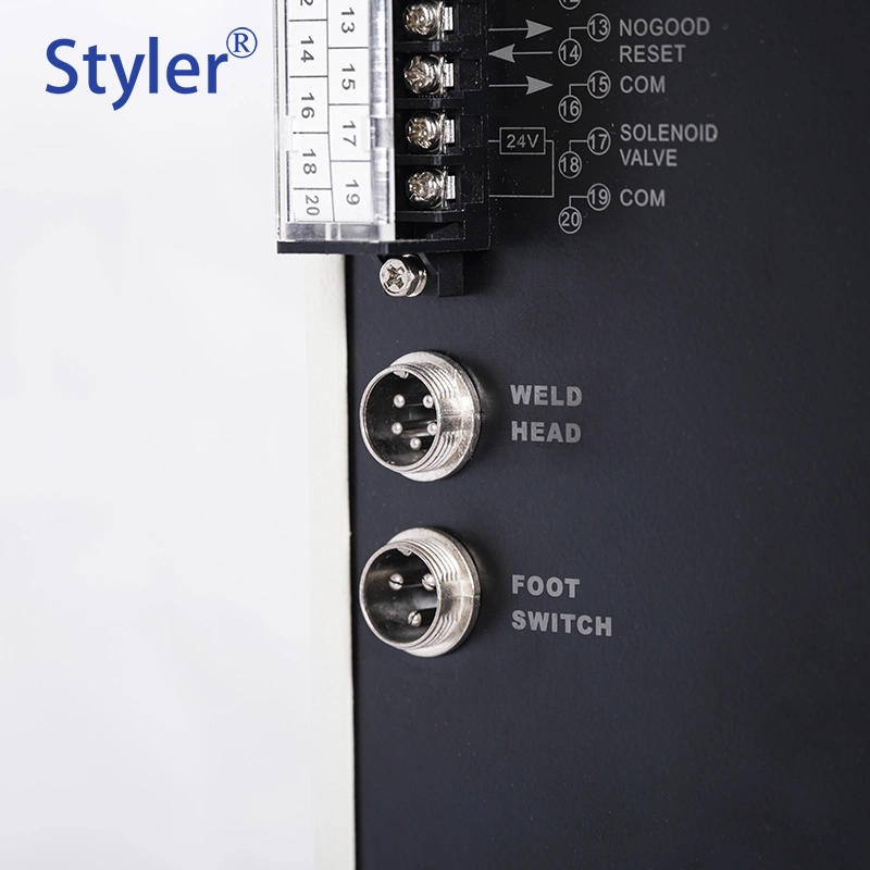 Pneumatic AC Pulse Microcomputer EV Cell Spot Welder Welding Machine for Lithium Cylindrical Battery Pack Assembly