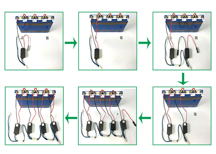 Qnbbm 3V 1s Lithium Batteries Battery Voltage-Amperage Balancers with Indicator