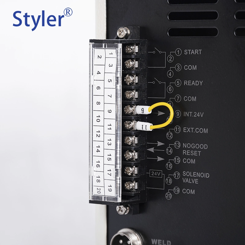 Pneumatic AC Pulse Microcomputer EV Cell Spot Welder Welding Machine for Lithium Cylindrical Battery Pack Assembly