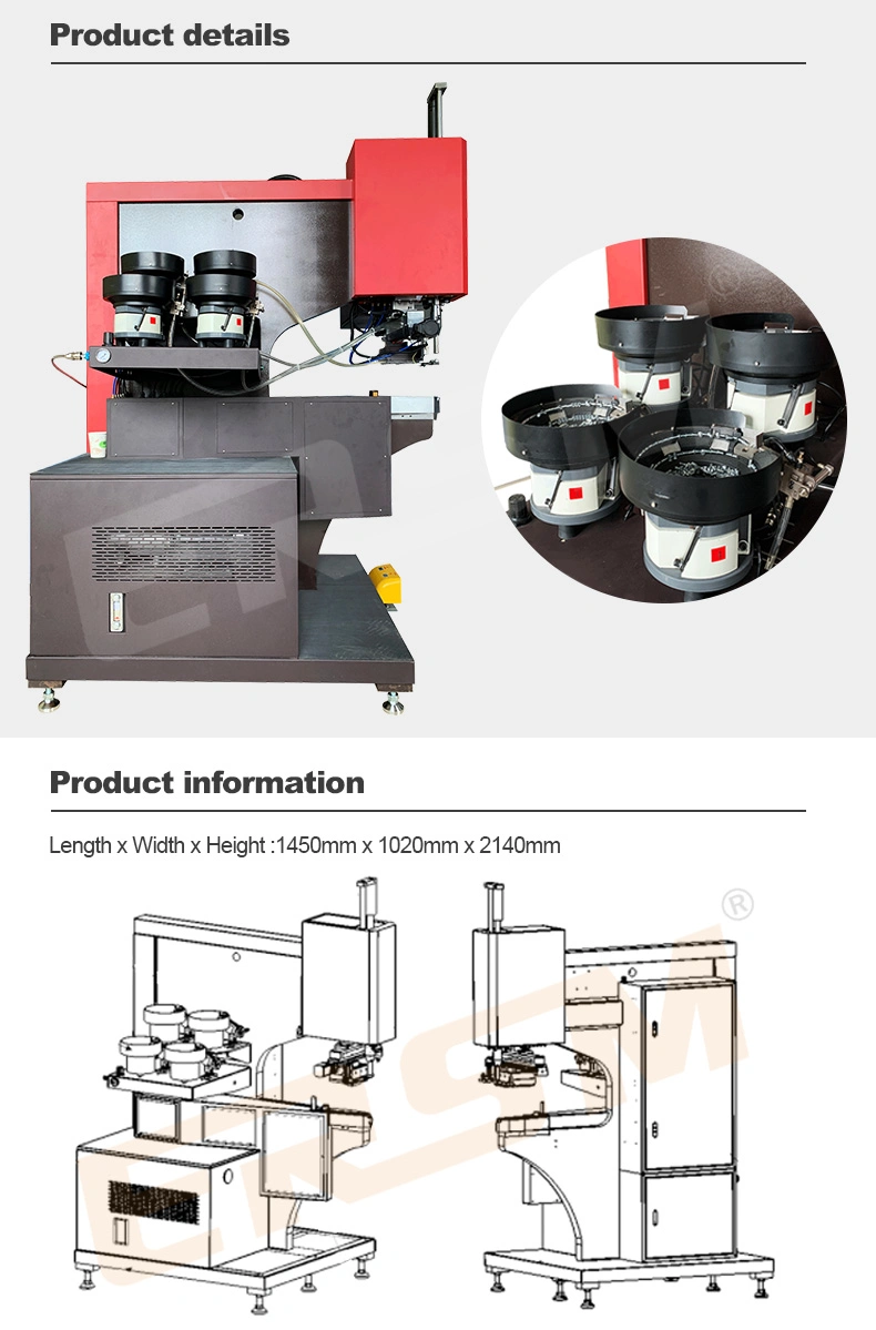 High Demand Anti-Pressure Hand Safety Device Automatic Feeding Riveting Machine