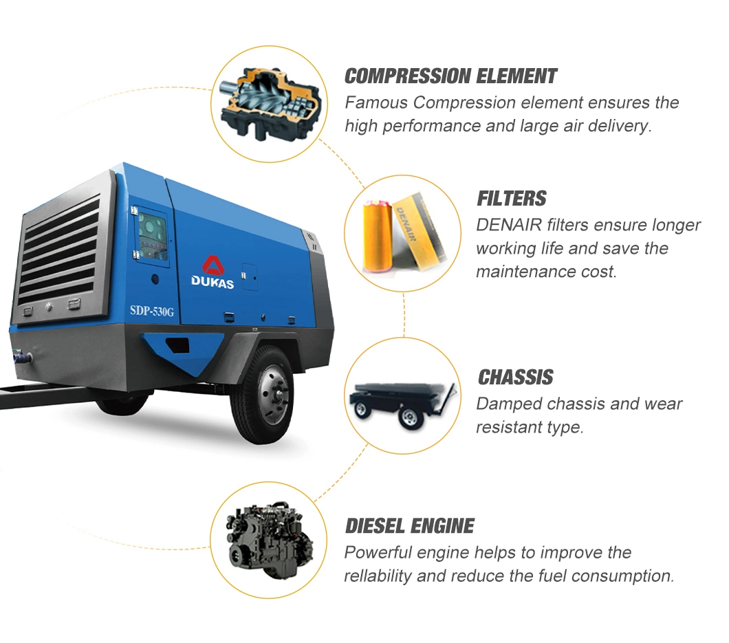 22kw Electric Medical Screw Compressor with Small Portable High Pressure Air-Compressors Machine