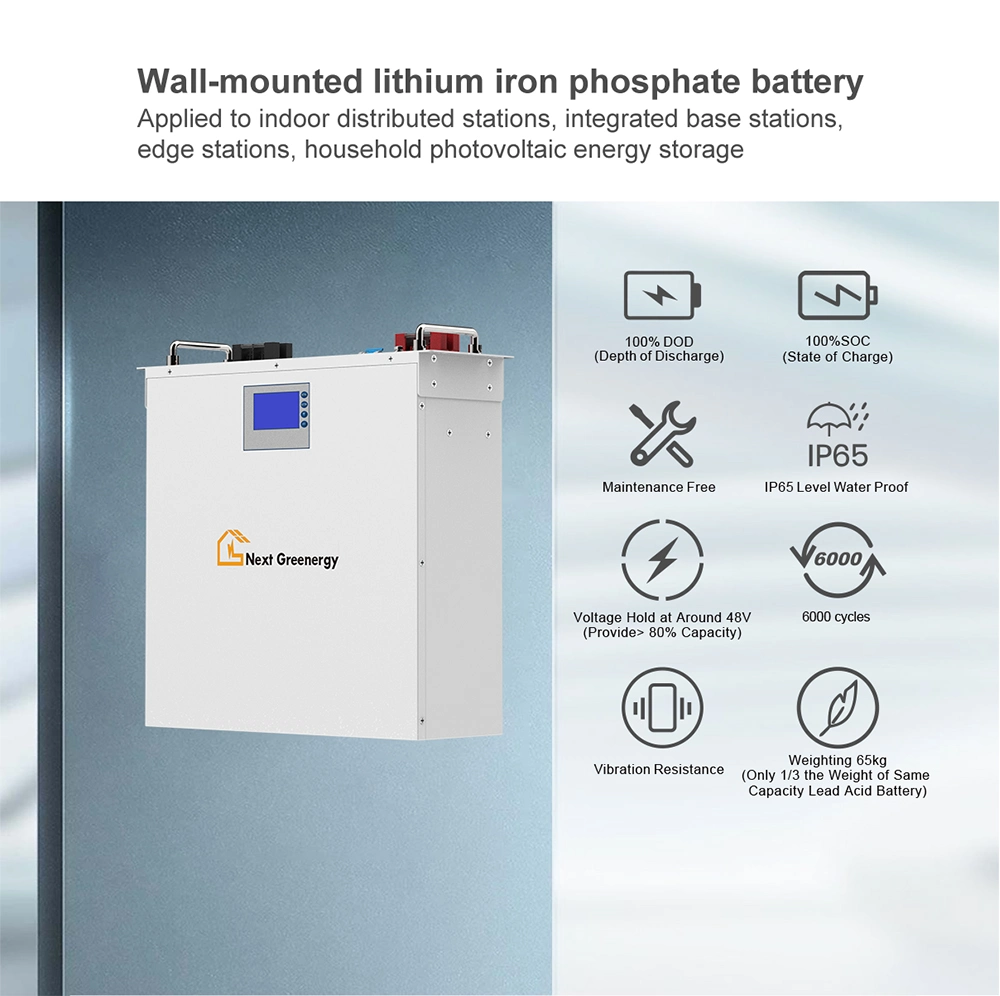 Nextgreenergy Battery Pack Lithium Ion 5kw Solar Battery with Solar Kits