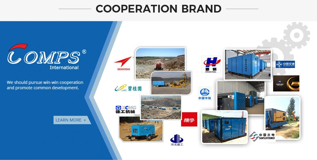 Small Mining air compressor screw compressor diesel air compresor for sale