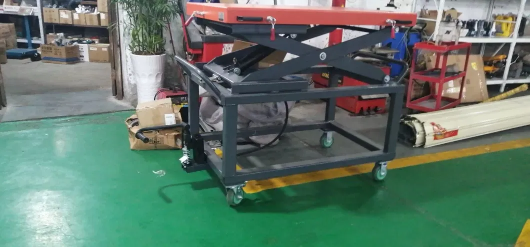 Portable Full-Rise Scissor Lift Table Electric Vehicle Battery Lifter Vehicle Repair Equipment Tools