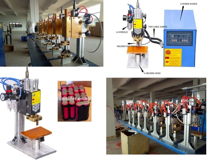 Auto Programmable Gantry Spot Welding Machine Double Pulse Precision Pneumatic Welder for Cylinder Battery Pack