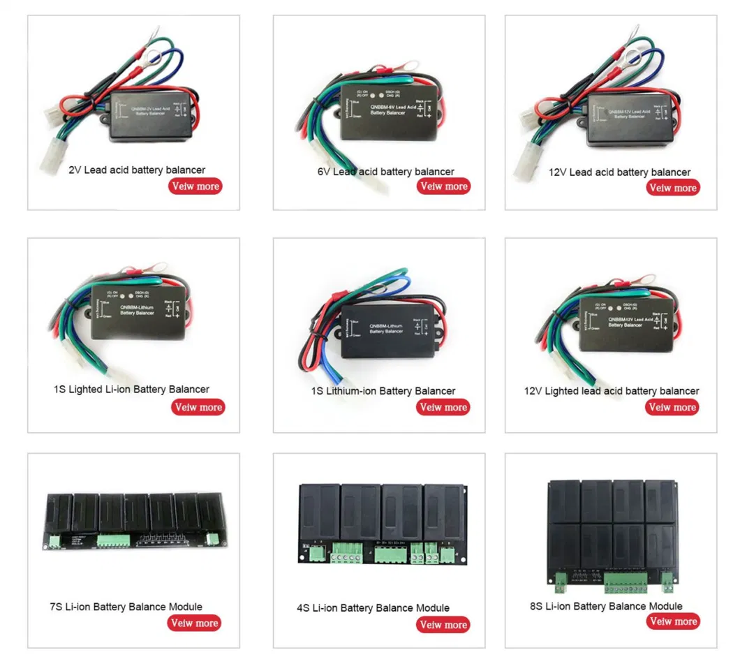 6V Voltage Volume Sale Lighted 12V Active Lead Acid Battery Balancer