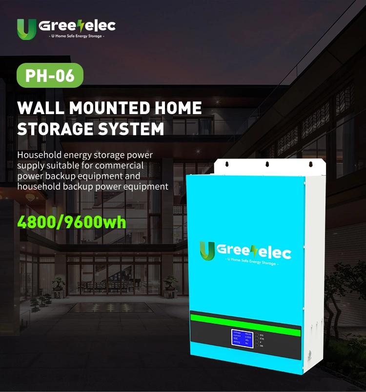 U-Greenelec 48V 100ah Lithium Ion Battery Pack Home Solar Energy Storage