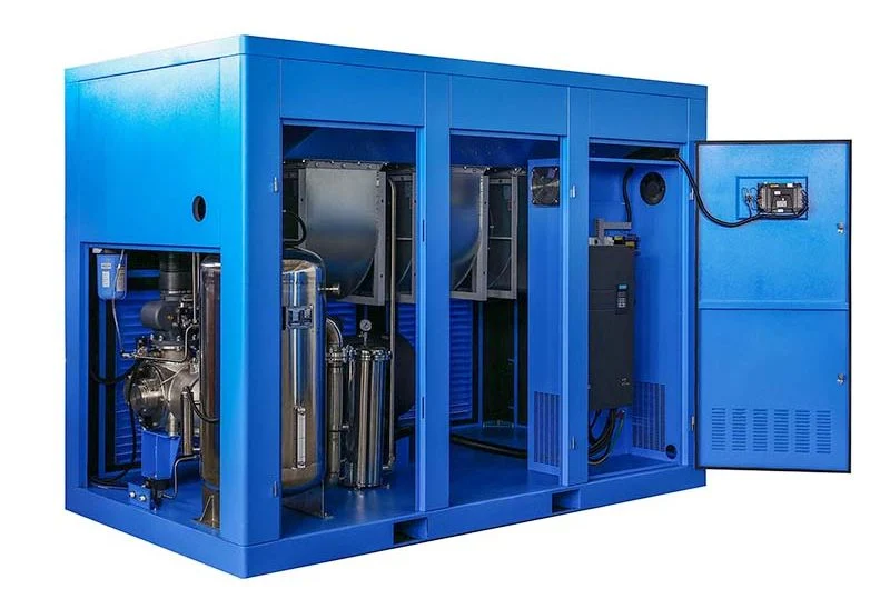 Silent 7.5kw 11kw 15kw 22kw 30kw 37kw Oil Free Screw Air Compressor with CE Certificate