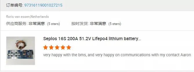 Seplos 24/48V 8/16s 200A LiFePO4 BMS Lithium Iron Phosphate Battery Smart Monitoring Management System