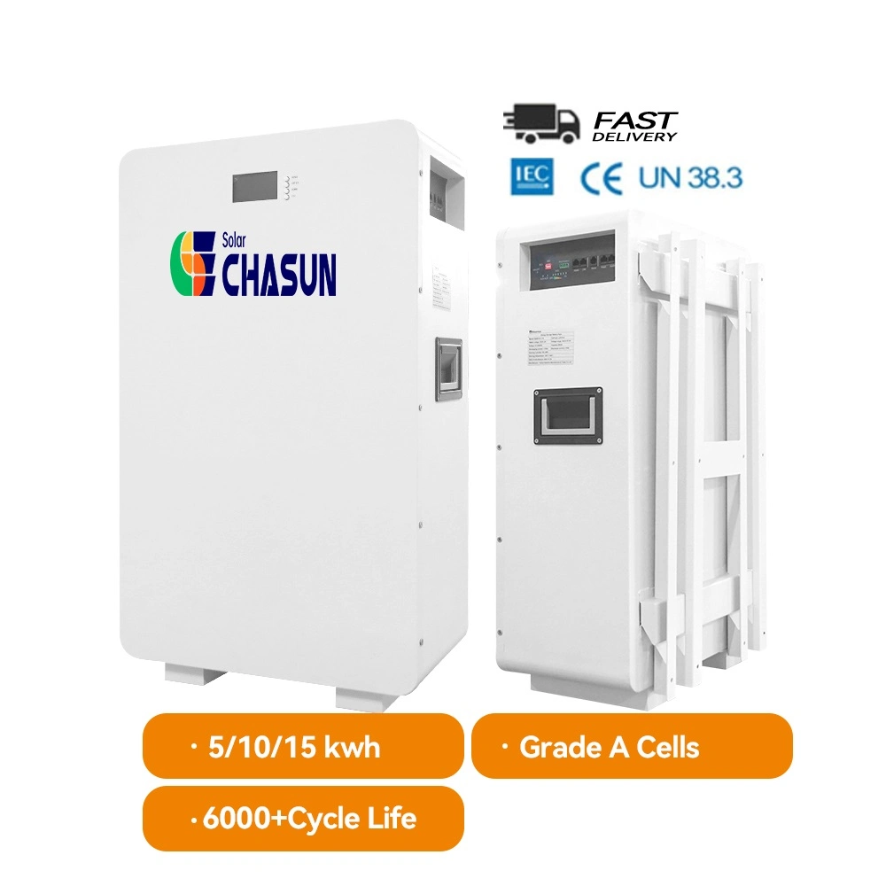 Long Life Solar Battery Lithium Iron Phosphate 51.2V 100ah BMS 5kw Solar Power Storage