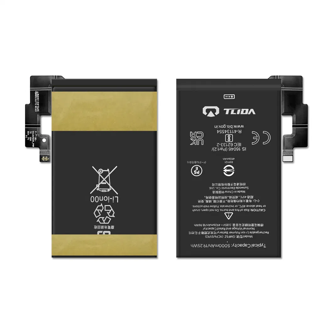 Tlida Replacement for Google Pixel 4/4A/5/5A/6/6A/7 All Models Repair Parts Wholesale Factory Direct Sales Mobile Phone Battery