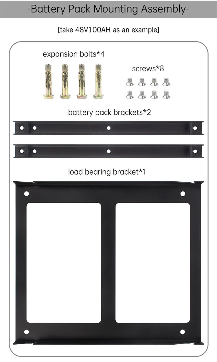 Wall-Mounted Lithium Battery 48V 100ah LiFePO4 Household Energy Storage System 5kw