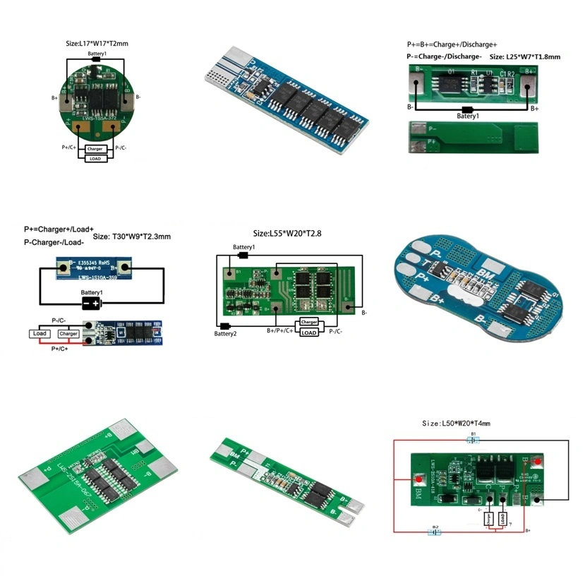 3.7V Li-ion Battery PCM 1s 10A BMS