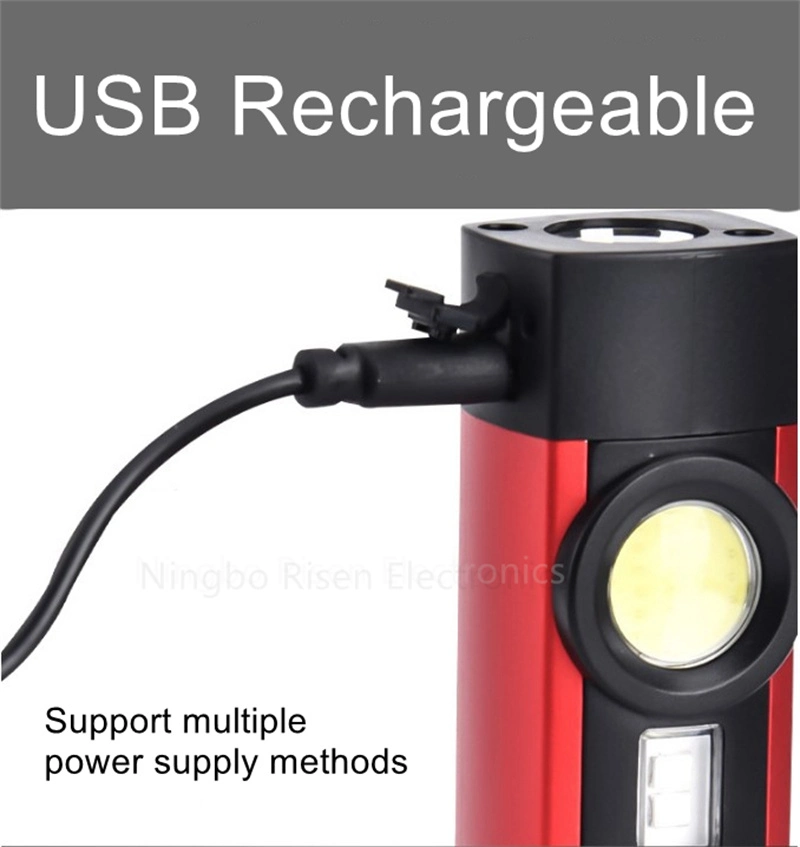 Car Repair COB LED Portable Rechargeable Work Lightusb Power