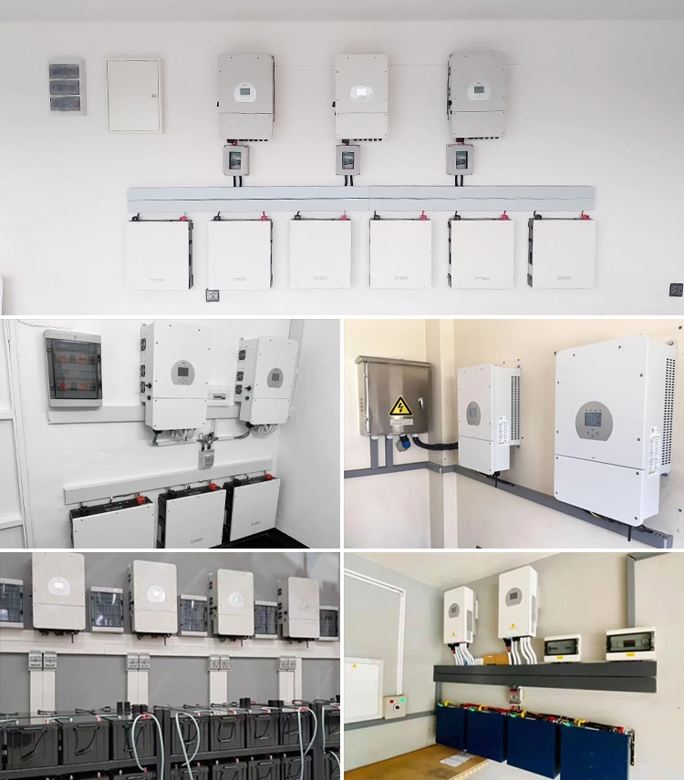 Lead-Acid or Lithium-Ion Matched Single Phase 8kw Hybrid Inverter Deye