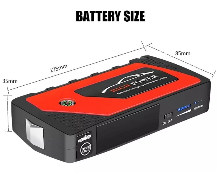 12V 99800mAh Jump Starter Multifunction Portable Emergency Booster Pack Battery for Car