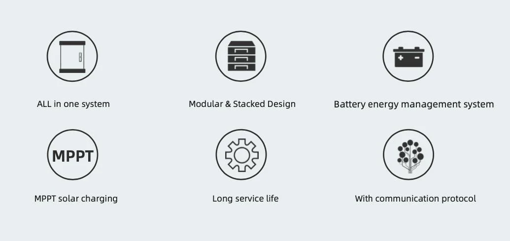 Stackable Lithium Ion Solar Batteries 48V 100ah 5kwh LiFePO4 Home Energy Storage Battery