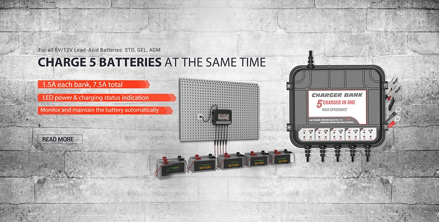 Tonny 6/12V 4-Bank Battery Management System