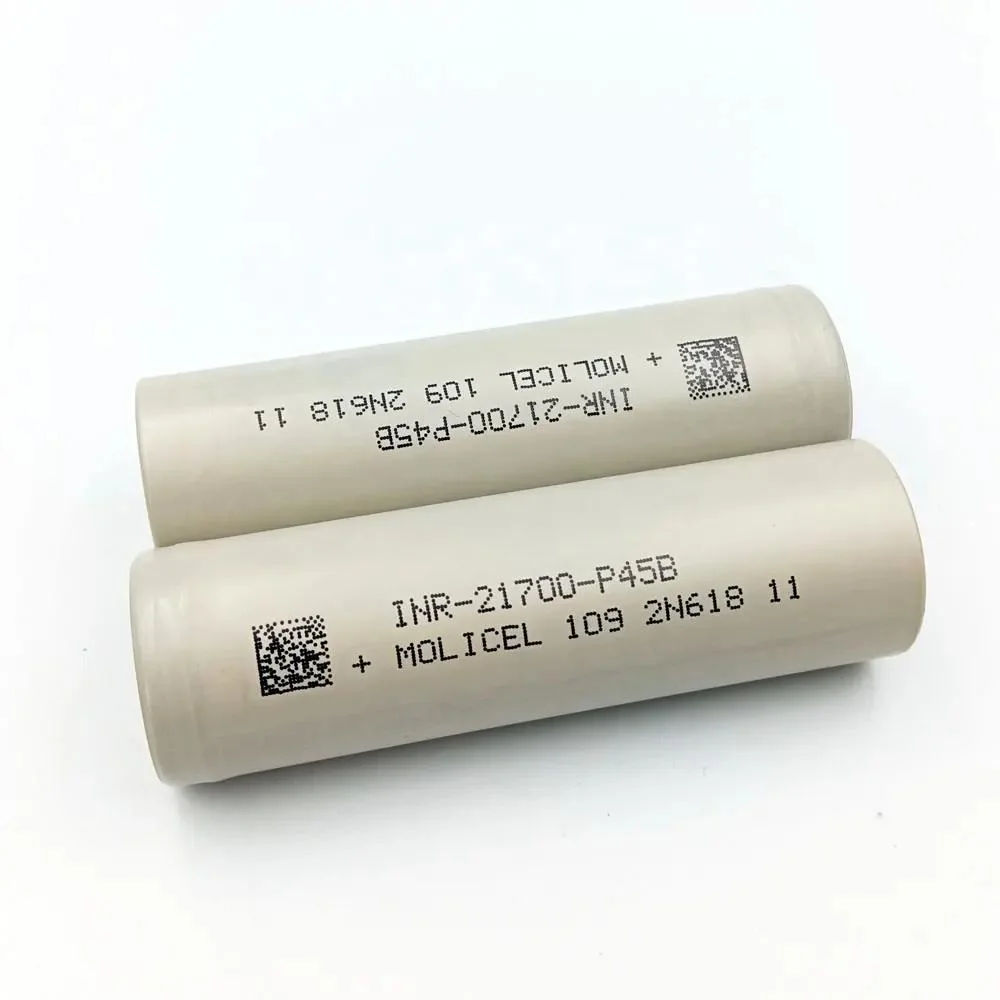 Molicel Inr21700 P45b 3.7V Lithium Ion Cells Battery