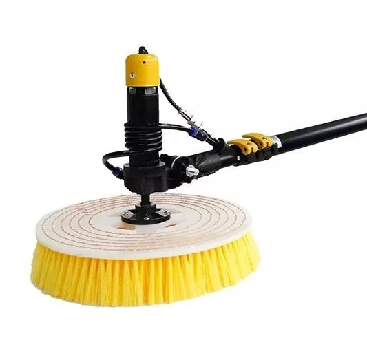 Cleaning Solar Panel Brush Equipment Rotary Double Head Solar Cleaning Tool for Solar Tablecloths