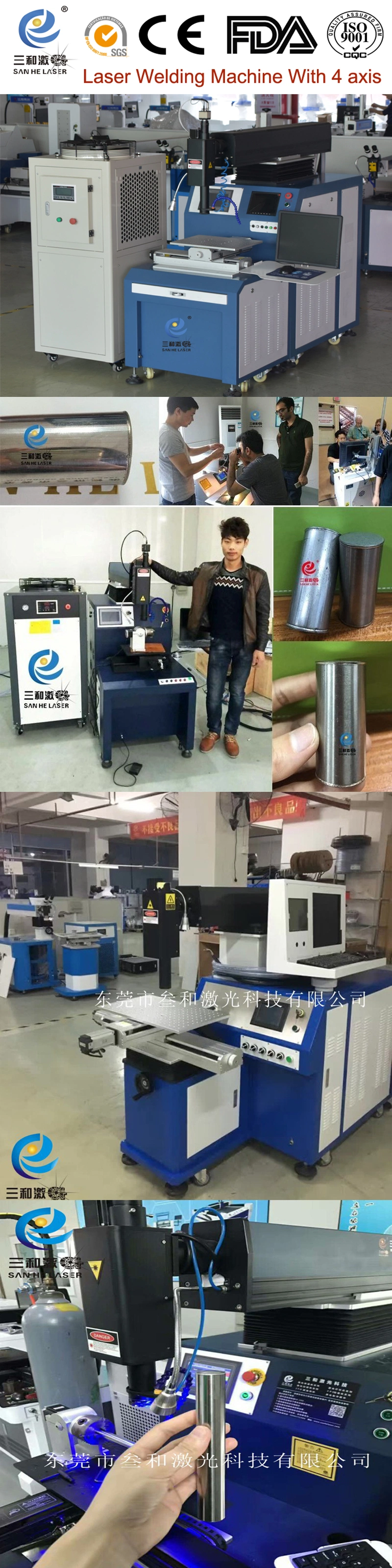 YAG Automatic Laser Welder for Lithium-Ion Batteries Electrode Laser Welding Machine Price