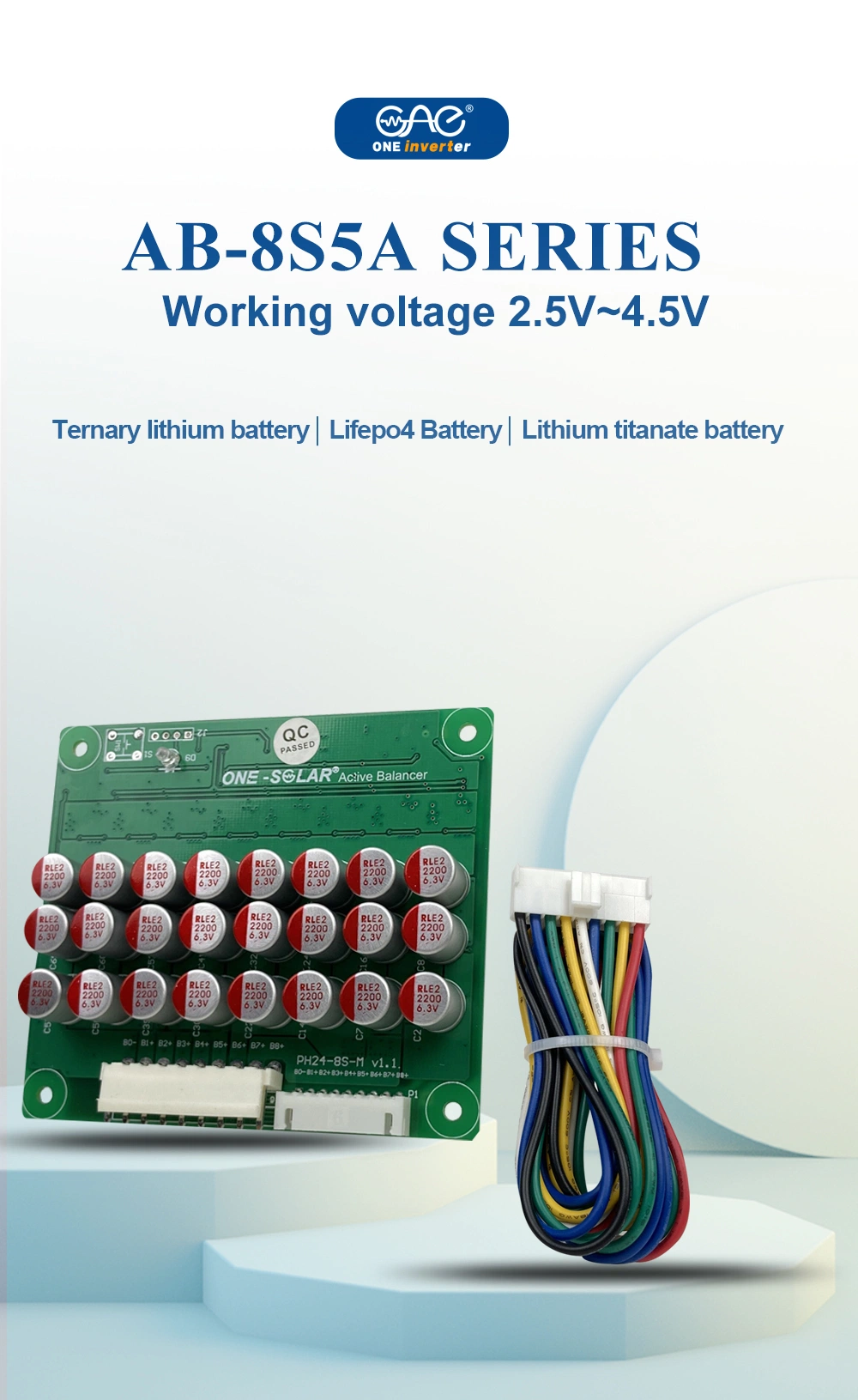 Battery Equalizer Balancer 16s BMS 5A Lead Acid Lithium Capacitive Active Balancer