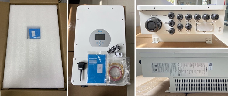 Lead-Acid or Lithium-Ion Matched Single Phase 8kw Hybrid Inverter Deye