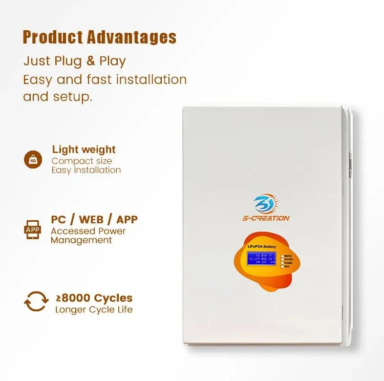 51.2V 100ah Lithium Batteries Pack with BMS Bluetooth Available Solar Energy Storage LiFePO4 Battery