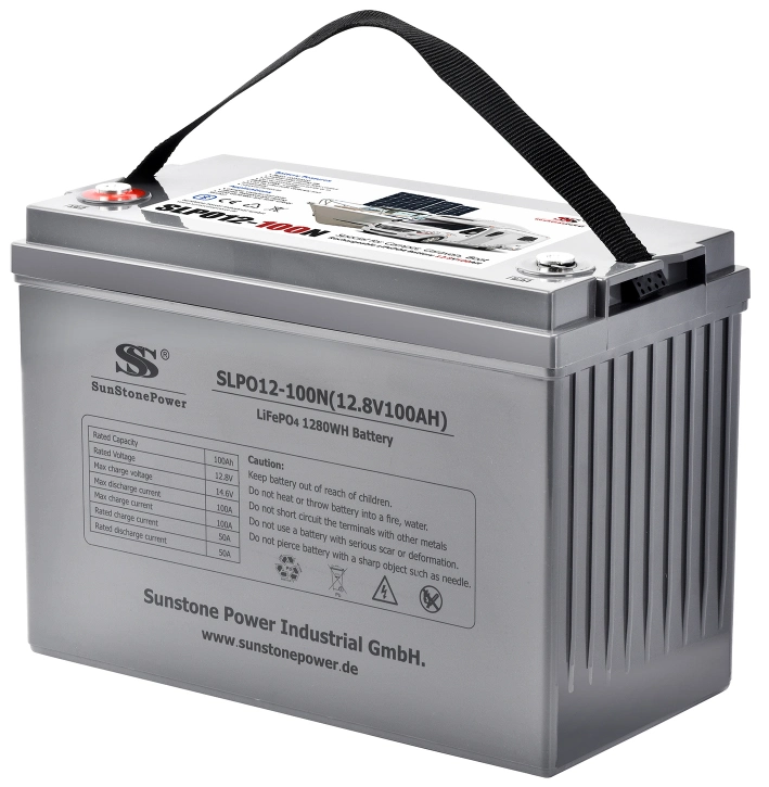 LiFePO4 12V 100ah BMS Bank Lithium Solar Battery