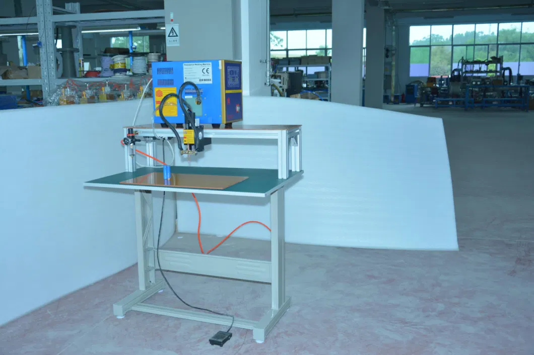 Auto Programmable Gantry Spot Welding Machine Double Pulse Precision Pneumatic Welder for Cylinder Battery Pack