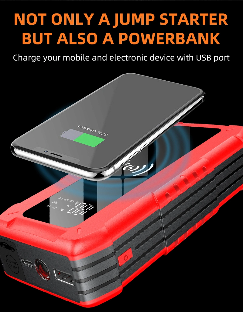 Power Bank Battery Station Pack 20000mAh 12V 6000 AMP Car Jump Starter