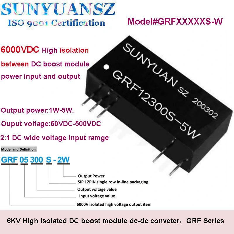 Low Power 50~500V High Voltage DC DC Converters