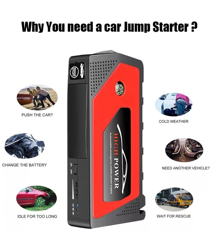 12V 99800mAh Jump Starter Multifunction Portable Emergency Booster Pack Battery for Car