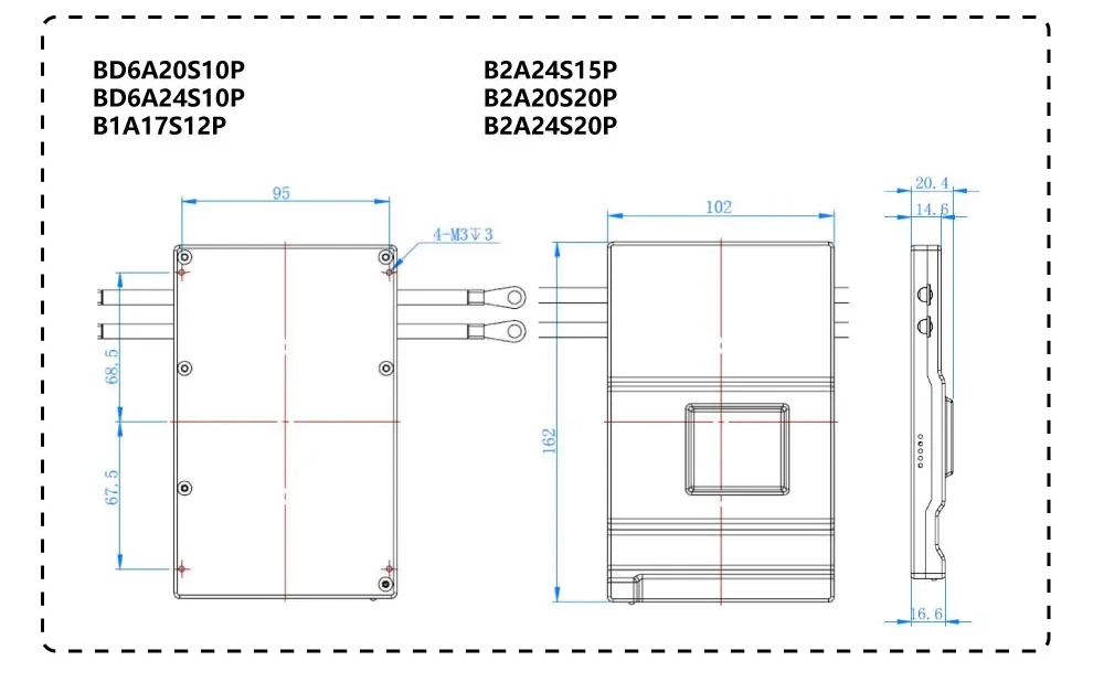 Jk BMS B2a24s150p 8s 10s 12s 14s 16s 20s Li-ion LiFePO4 Lto Battery Protection Board Jikong Smart BMS with Active Balance